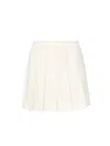 Nineminutes Pleated Tennis Skirt In White