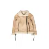 Nineminutes The Aviator Jacket In Beige
