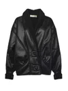 Nineminutes The Classic Shearling Faux Shearling In Black