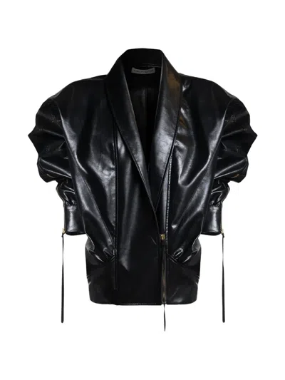 Nineminutes The Virgo Cropped Jacket In Black
