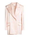 Nineminutes Woman Blazer Light Pink Size 6 Polyester, Elastane, Viscose