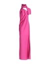 Nineminutes Woman Maxi Dress Fuchsia Size 2 Polyester, Elastane In Pink