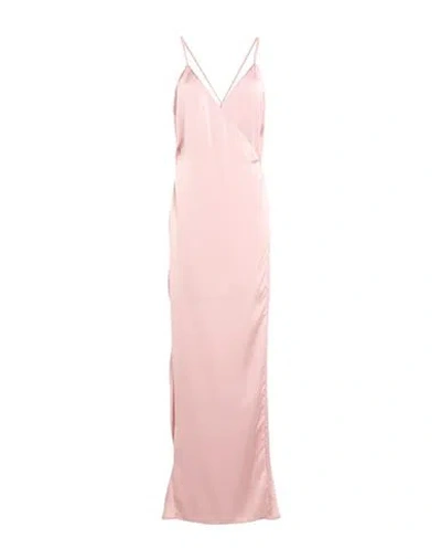 Nineminutes Woman Maxi Dress Light Pink Size 10 Polyester, Elastane
