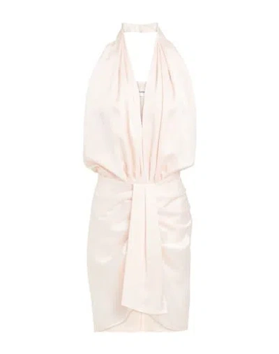 Nineminutes Woman Midi Dress Light Pink Size 8 Polyester, Elastane
