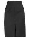 Nineminutes Woman Midi Skirt Black Size 6 Polyester, Viscose, Elastane