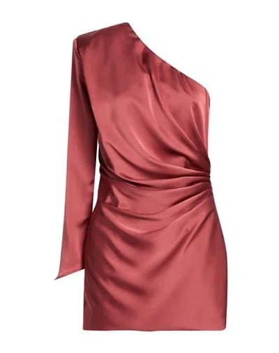 Nineminutes Woman Mini Dress Antique Rose Size 10 Polyester, Elastane In Pink