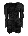 Nineminutes Woman Mini Dress Black Size 6 Polyester, Elastane