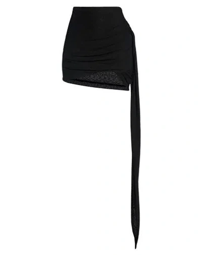 Nineminutes Woman Mini Skirt Black Size 8 Viscose
