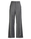 Nineminutes Woman Pants Grey Size 6 Polyester, Viscose, Elastane In Gray