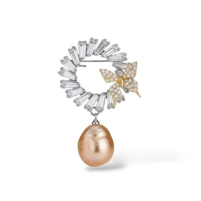 Ninemoo Women's Gold Aurora Grace Brooch-pendant