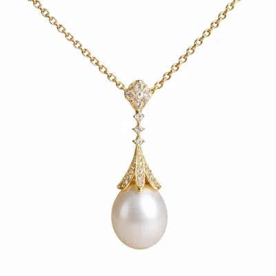Ninemoo Women's Gold Fleur De Lumière Necklace