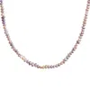 Ninemoo Women's Gold Petite Pearl Hues Necklace