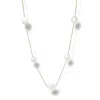 Ninemoo Women's Gold / White Gold Luminous Pearl Necklace