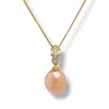 Ninemoo Women's Golden Glow Baroque Pearl Necklace In Gold
