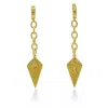 Ninemoo Women's Mystic Abracadabra Gold Plating Earrings In Gold