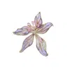 Ninemoo Women's Purple Iris Bloom Elegance Brooch In Purple