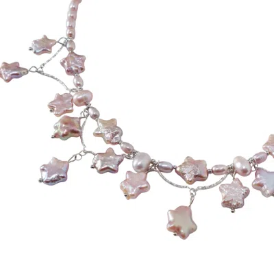 Ninemoo Women's Purple Stardust Waltz Necklace