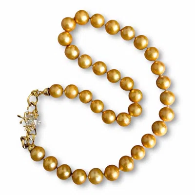 Ninemoo Women's Soleil Golden Pearl Necklace – Grand