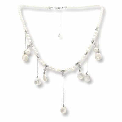 Ninemoo Women's White Perles En Fête Pearl Necklace – Ivory