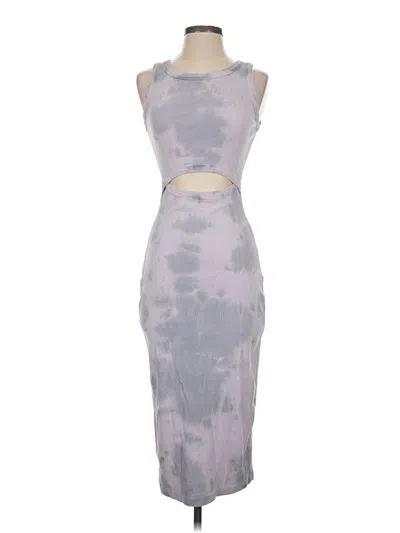Pre-owned Ninety Percent Cocktail Dress In Gray