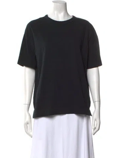 Pre-owned Ninety Percent Crew Neck Short Sleeve T-shirt In Black