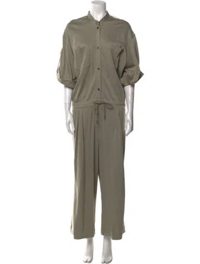 Pre-owned Ninety Percent Jumpsuit In Neutral
