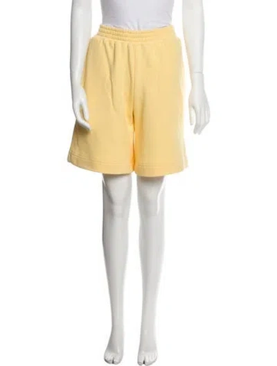 Pre-owned Ninety Percent Knee-length Shorts In Yellow