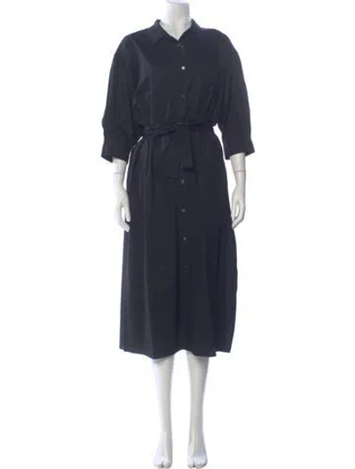 Pre-owned Ninety Percent Long Dress In Blue