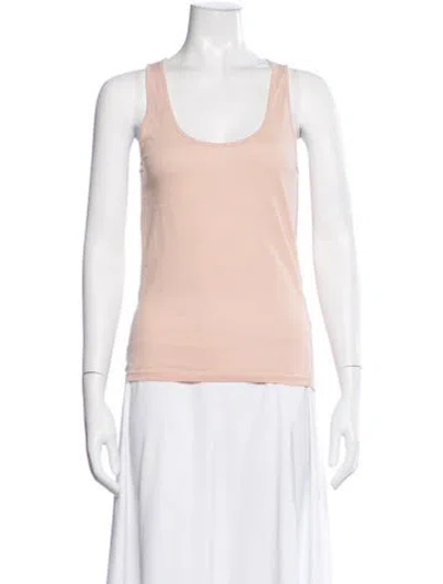 Pre-owned Ninety Percent Scoop Neck Sleeveless Top In Pink