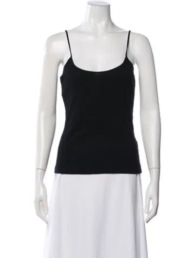 Pre-owned Ninety Percent Scoop Neck Sleeveless Top W/ Tags In Black