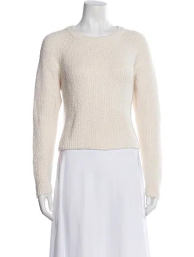 Pre-owned Ninety Percent Scoop Neck Sweater In Neutral