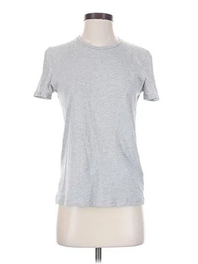 Pre-owned Ninety Percent Short Sleeve T-shirt In Silver