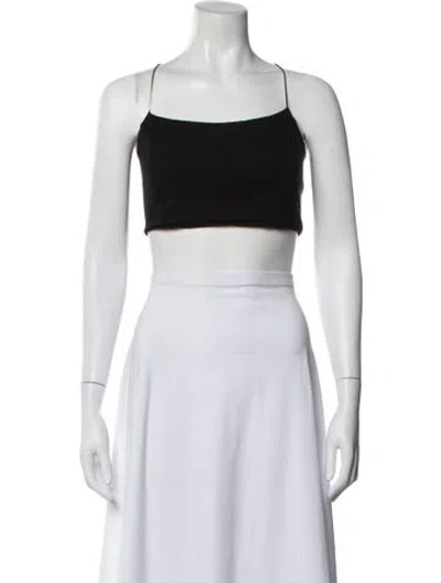 Pre-owned Ninety Percent Square Neckline Sleeveless Crop Top In Multi