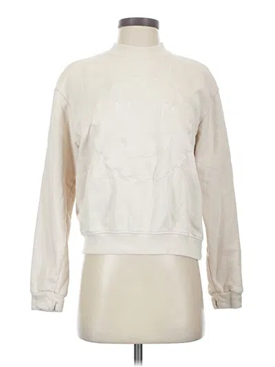 Pre-owned Ninety Percent Sweatshirt In Ivory
