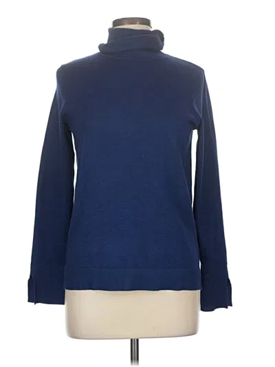 Pre-owned Ninety Turtleneck Sweater In Blue