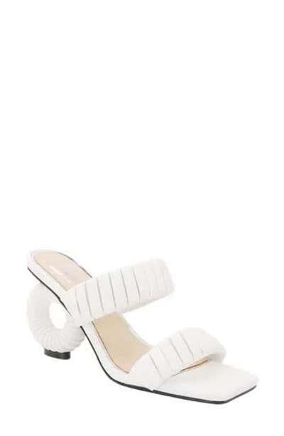 Ninety Union Ash Heeled Sandal In White
