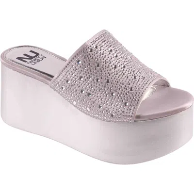 Ninety Union Bahamas Platform Sandal In Silver
