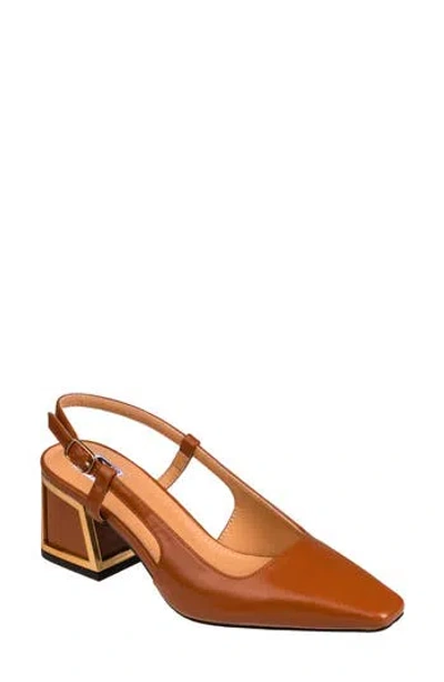 Ninety Union Blake Slingback Pump In Cognac