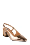 Ninety Union Blake Slingback Pump In Gold