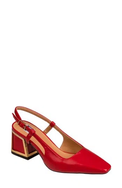 Ninety Union Blake Slingback Pump In Red