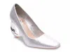 Ninety Union Blast Square Toe Pump In Silver