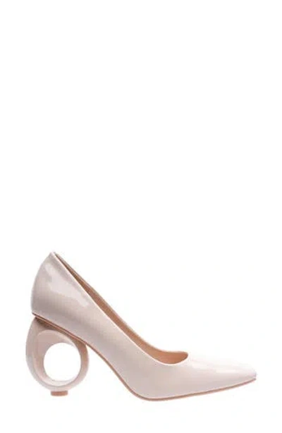 Ninety Union Blast Square Toe Pump In Bone