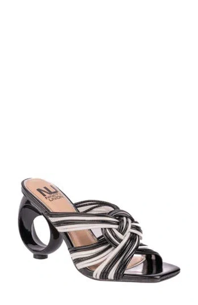 Ninety Union Brazil Sandal In Black/ White