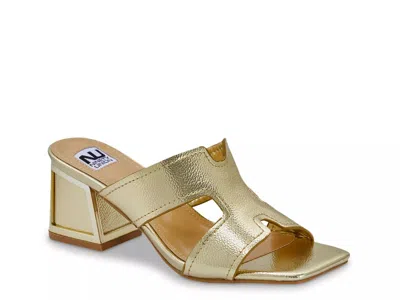 Ninety Union Bright Sandal In Gold