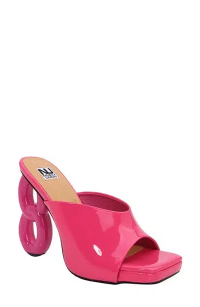 Ninety Union Cancun Slide Sandal In Fuchsia