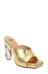 Ninety Union Cancun Slide Sandal In Gold