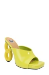 Ninety Union Cancun Slide Sandal In Lime