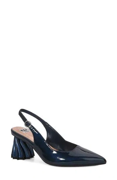Ninety Union Carla Pointed Toe Slingback Pump In Blue