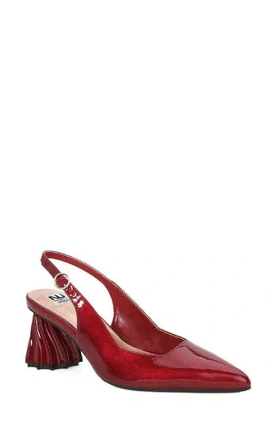Ninety Union Carla Pointed Toe Slingback Pump In Red