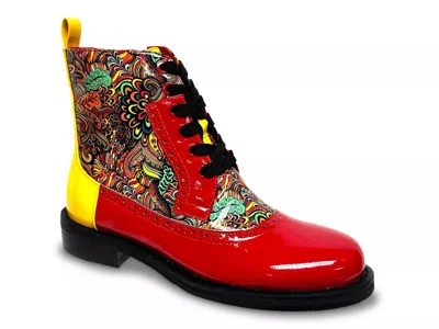 Ninety Union Chelsea Bootie In Red